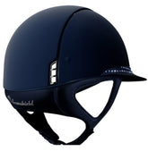 Miss Shield Blue Shadowmatt - Shadowmatt Blue Top - Blue Alcantara Sparkling Frontal Band - Blazon Chrome Black - Trim Mat Blue